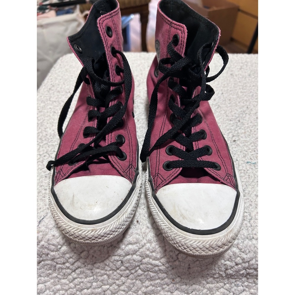 Converse Chuck Taylor All Star High Top Sneakers Pink Black Mens Sz‎ 7 - Picture 5 of 5